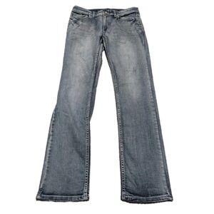 Helix Jeans Mens 34x3r Distressed Denim Pants‎ Y2K Goth Mall Thick Stitch